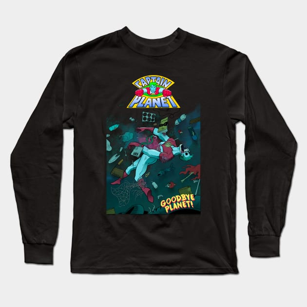 CAPTAIN PLANET SEA Long Sleeve T-Shirt by GOUP